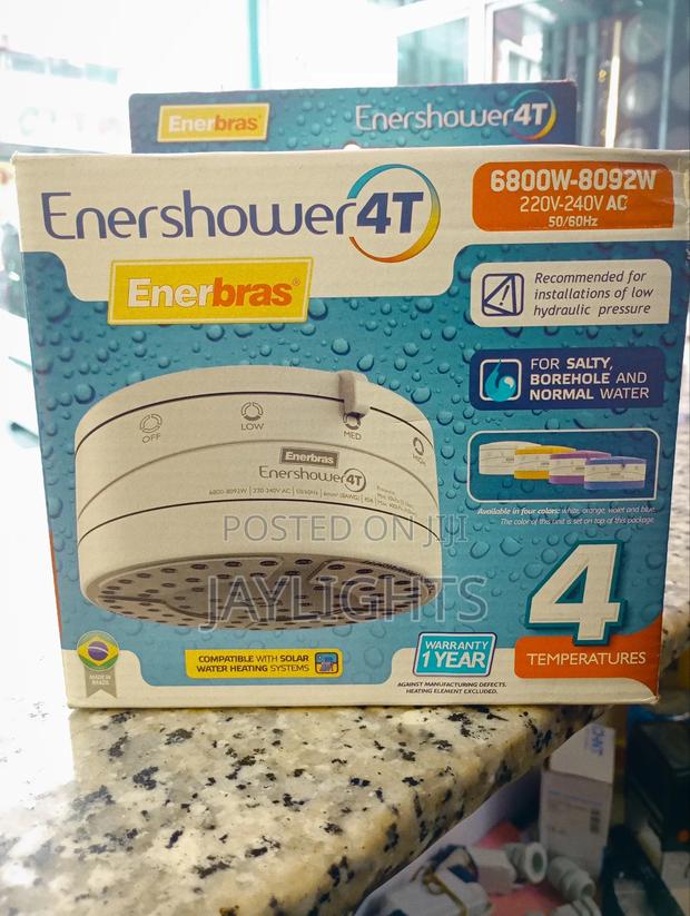 4T Shower Head Electric Hot Water Heater for Salty Water