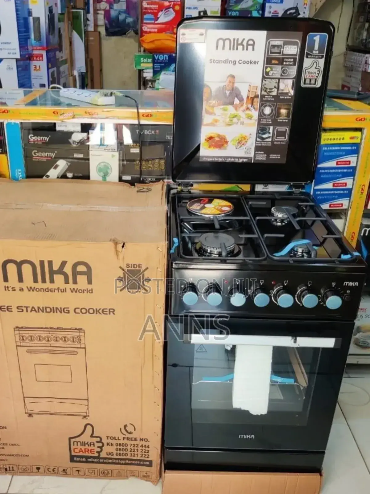 50×60cm Mika Autoignition 3+1 Best Cooker