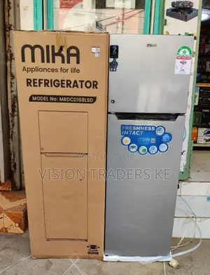 Mika 168litres Double Door Fridge Defrost Refrigerator