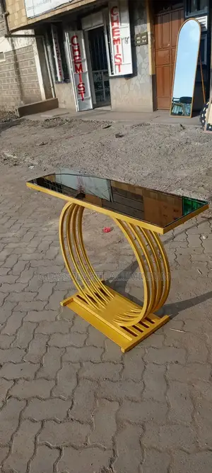 Gold Coated Console Table