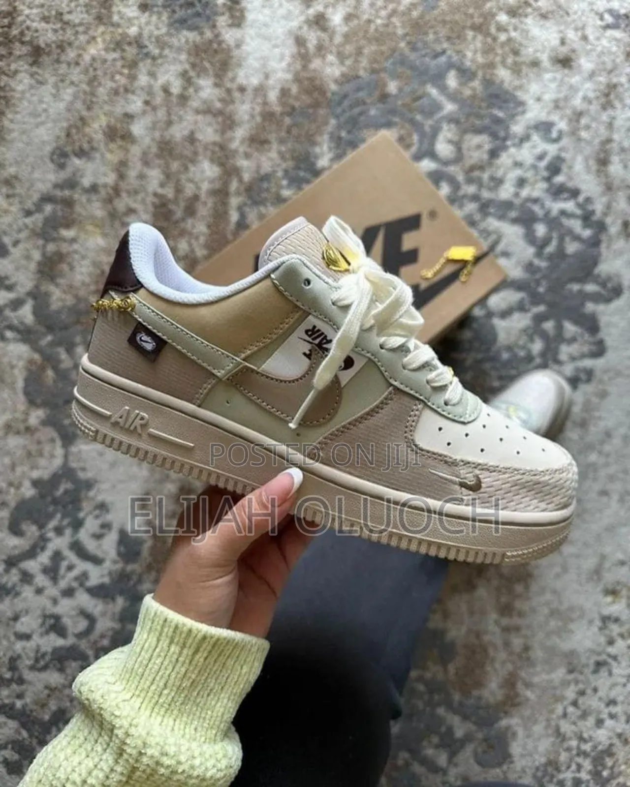 Airforce 1 Tan Bling