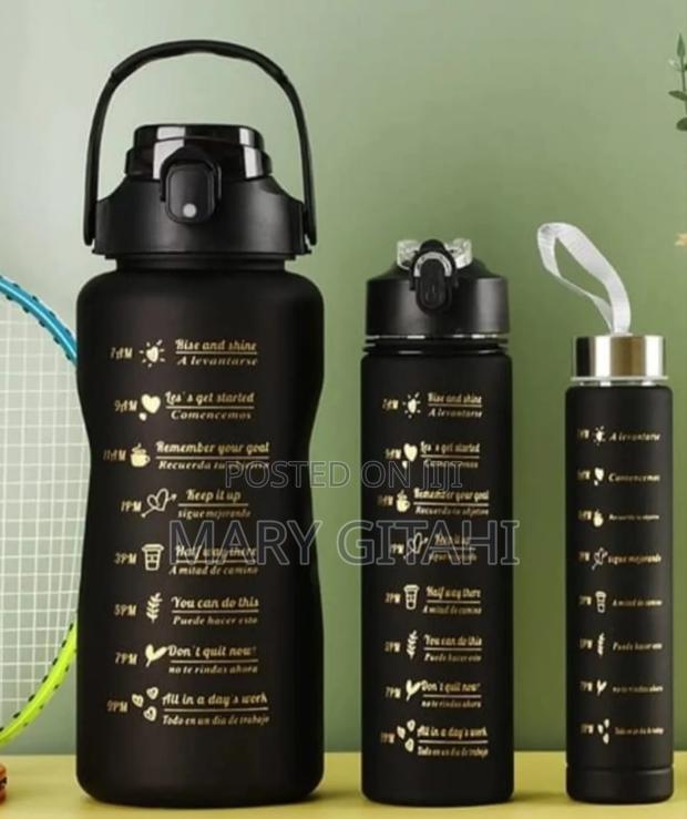 3 in 1 Motivational Water Bottle at  - main view