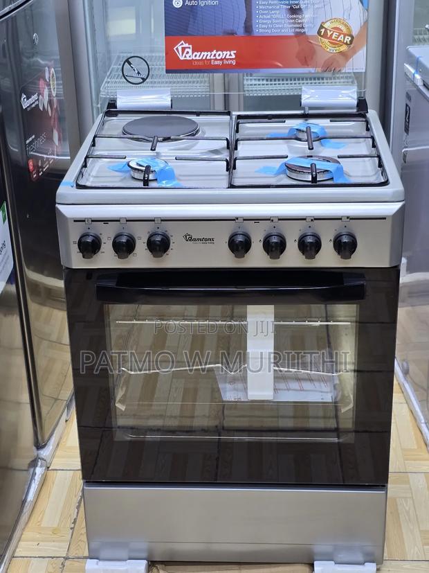 Ramtons Cooker, 55×60 3G+1E Cooker, Electric Oven