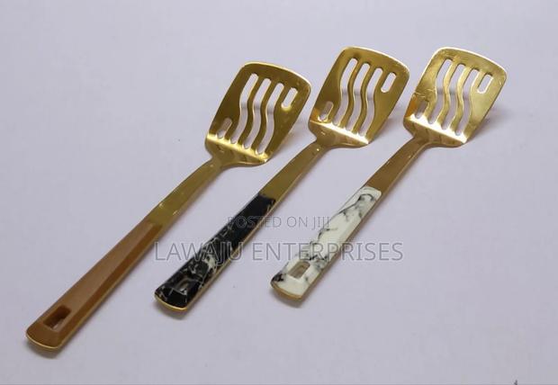 Golden Frying Serving Spoon