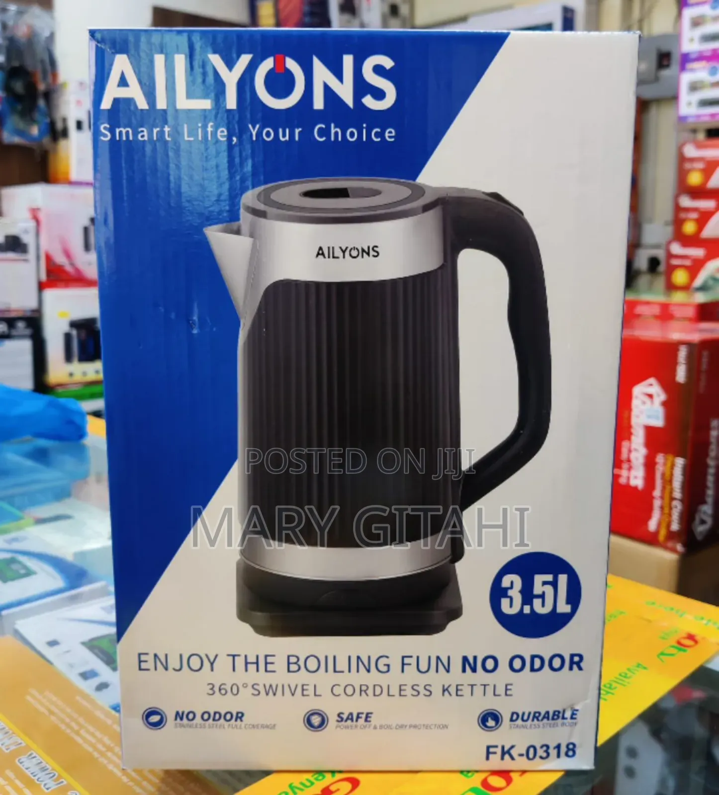 Ailyons 3.5 Litres Plasti Kettle at 