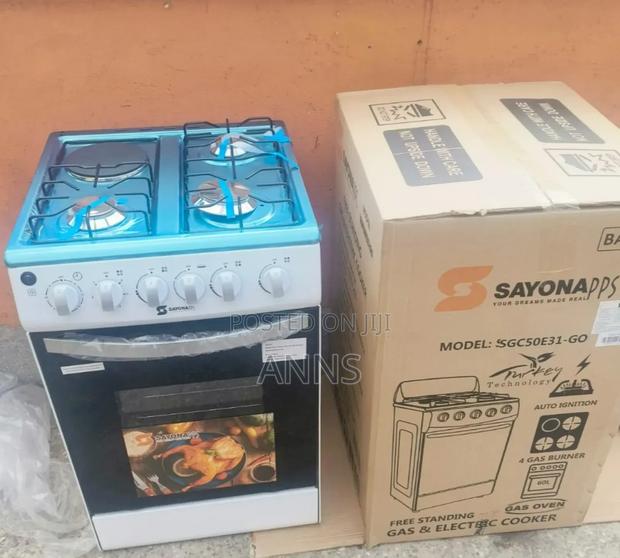 Sayona White 3+1 Standing Cooker
