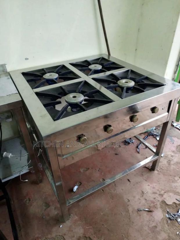 High Pressure 4 Burner Cooker - main view