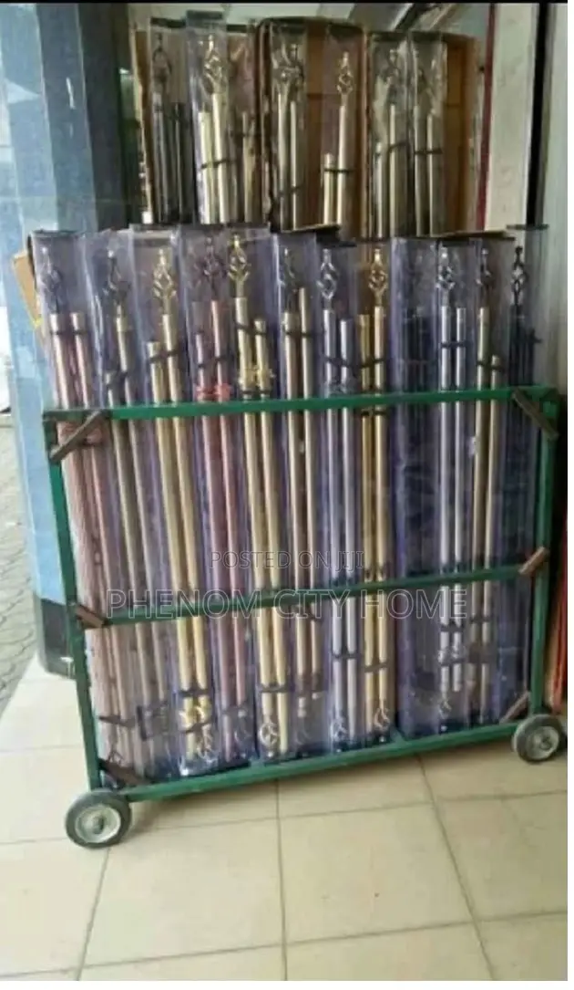 Golden Curtain Rod Set