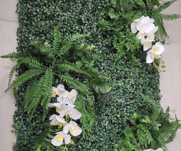 Well Decorated Wall Panels Boxwood Artificial Plants
