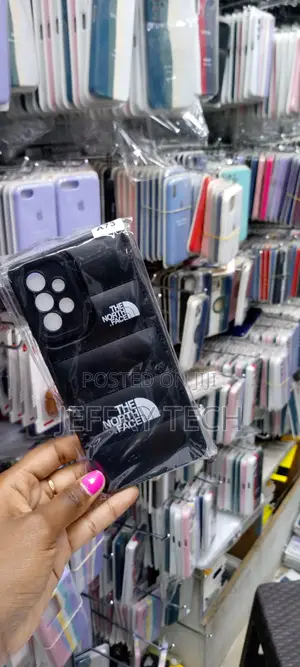 North Face Puffer Edition Silicone Case for Samsung A73