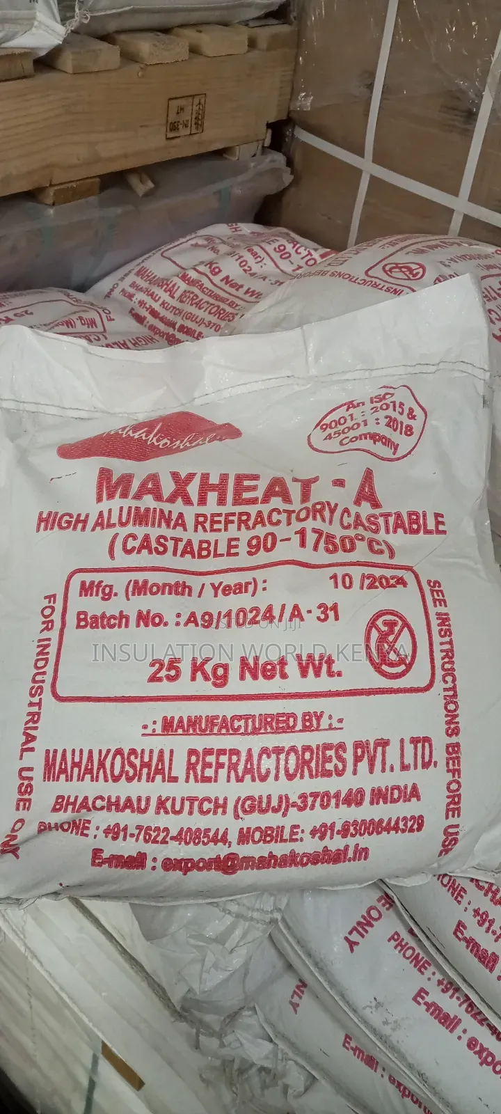 High Temperature Cement Maxheat A