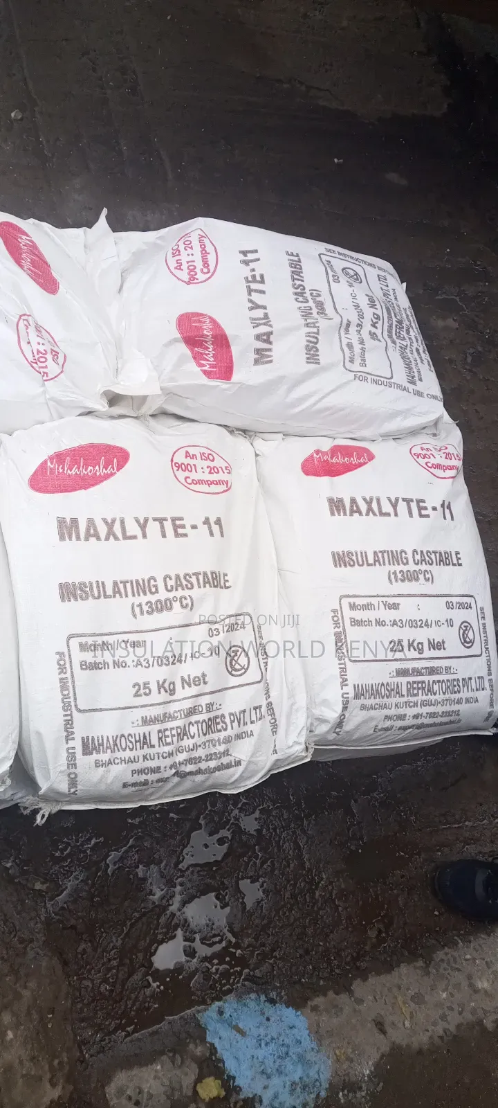 Insulating Castable Maxlyte -11