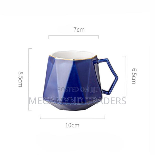 Diamond 6pc Cups and 6pc Saucer/Nordic Ceramic Tea Set - thumbnail 3