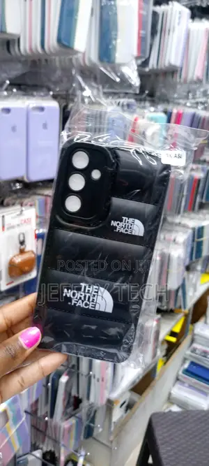 North Face Puffer Design Soft Back Case for Samsung A54