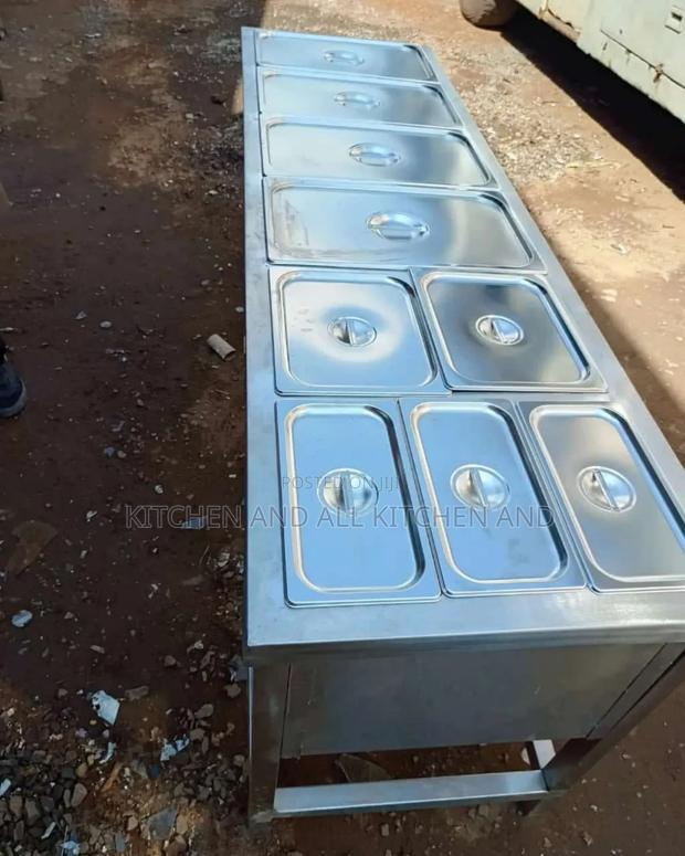 Open Bain Marie Food Warmer 7 Inserts - main view