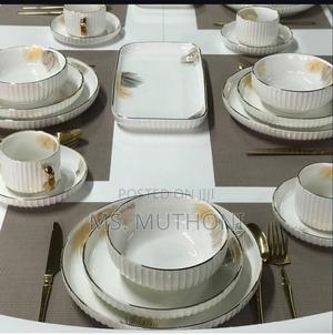 Elegant European Porcelain Dinner Set( Floral Pattern ) - thumbnail 2