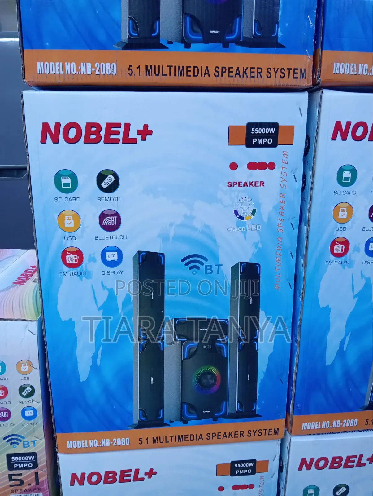 Nobel Plus NB-2080 Subwoofer 55,000W Speaker System