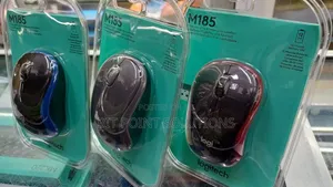 Logitech M185 Wireless Mouse 2.4ghz(Blue,Grey,Red Colours