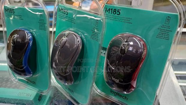Logitech M185 Wireless Mouse 2.4ghz(Blue,Grey,Red Colours - main view