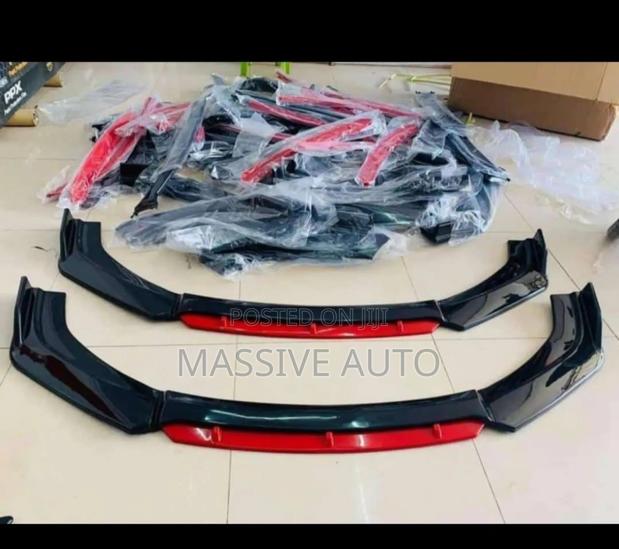New Front Bumper Lip/ Red Bumper Lip