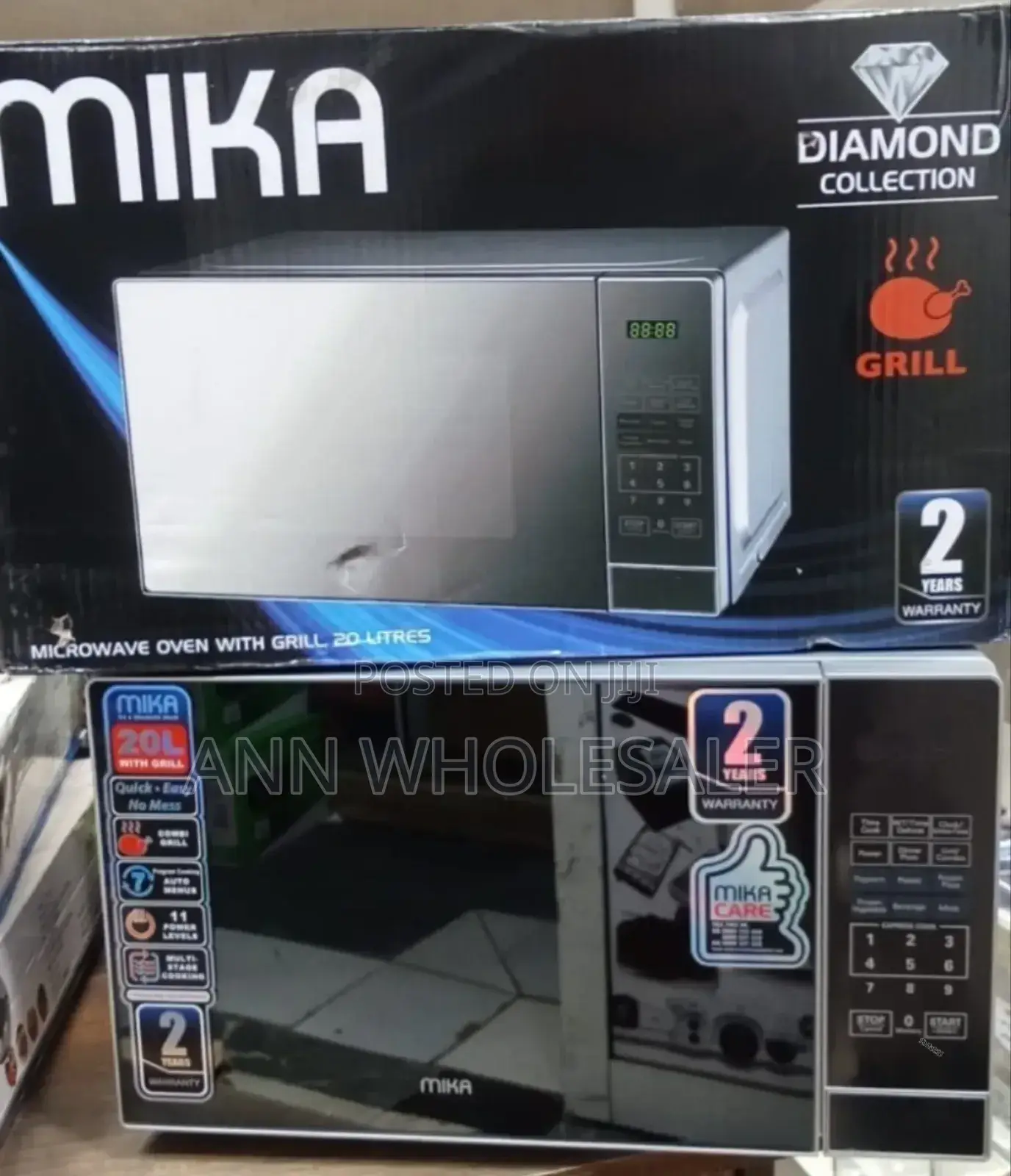Digital Microwave - Electric - 2 Yrs Warranty - Mika