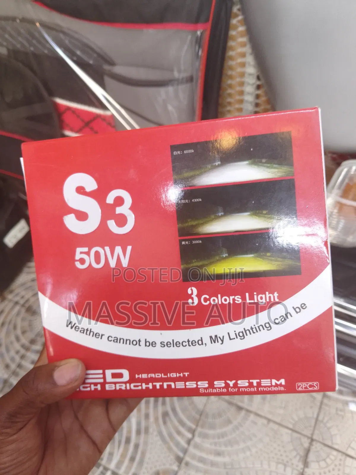 But 3 Colours Led Headlights Bulbs