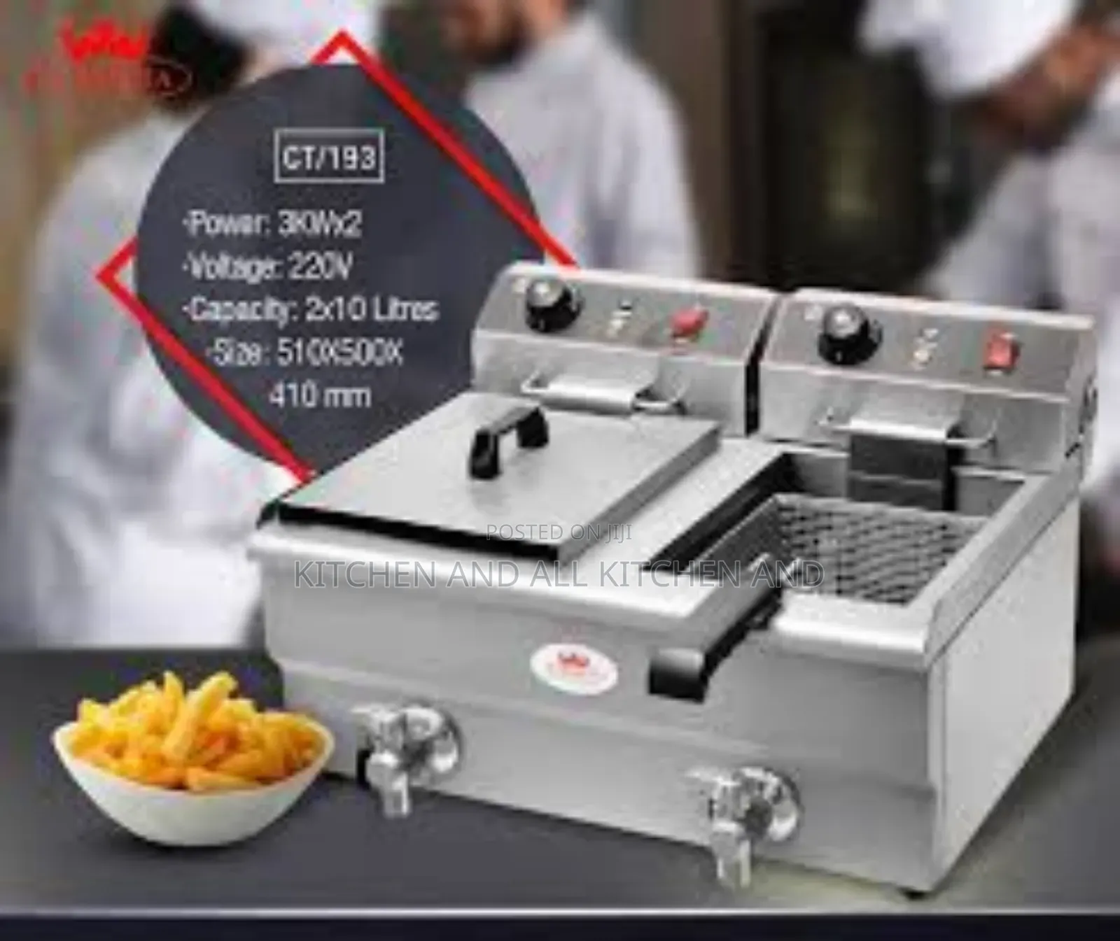 Classic Deep Fryers With Adjustable Temparature
