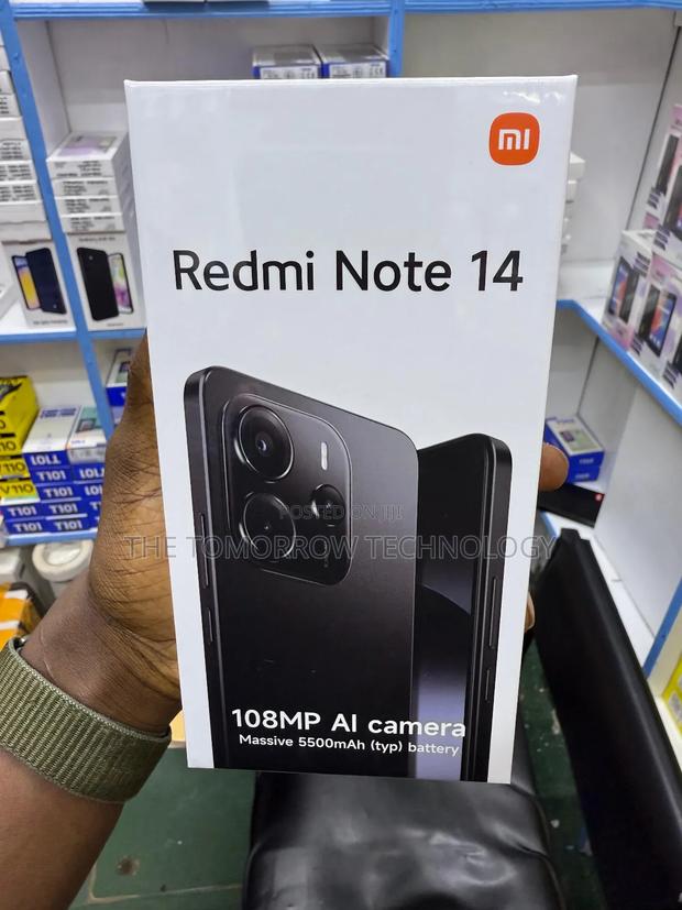 New Xiaomi Redmi Note 14 256 GB Black - main view