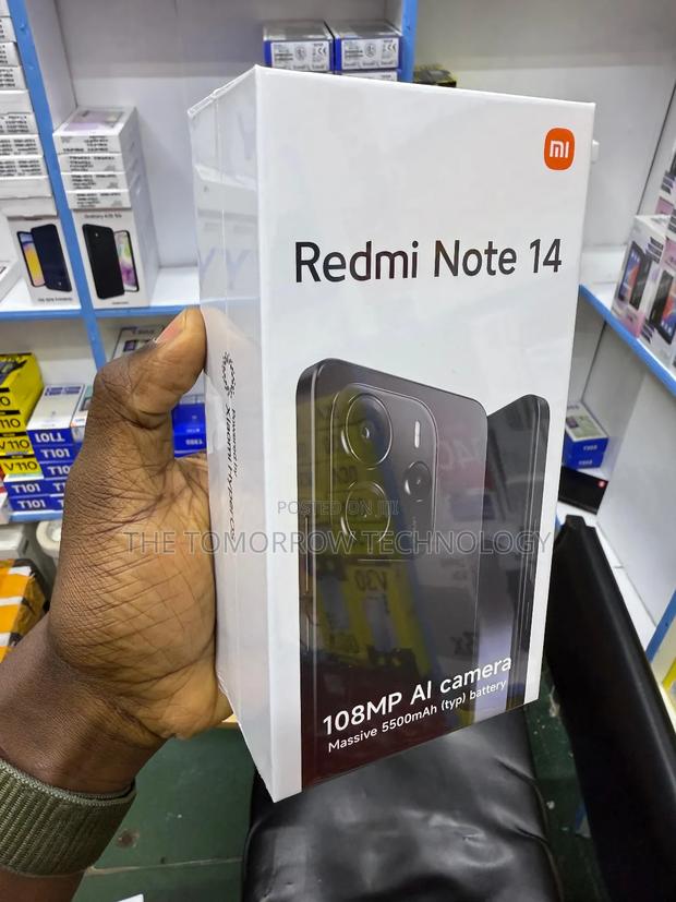 New Xiaomi Redmi Note 14 256 GB Black - thumbnail 3