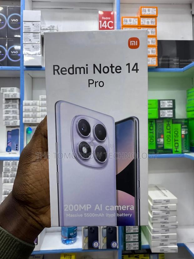 New Xiaomi Redmi Note 14 Pro 256 GB Black