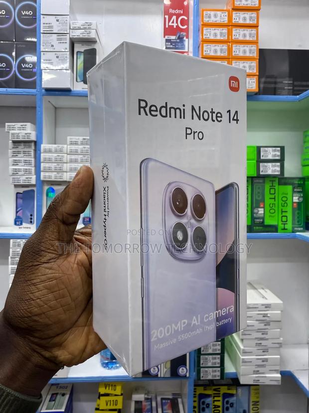 New Xiaomi Redmi Note 14 Pro 256 GB Black - thumbnail 2