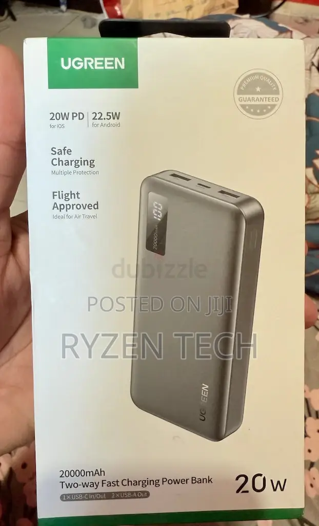 UGREEN 20000mah Two-Way Fast Charging Power Bank