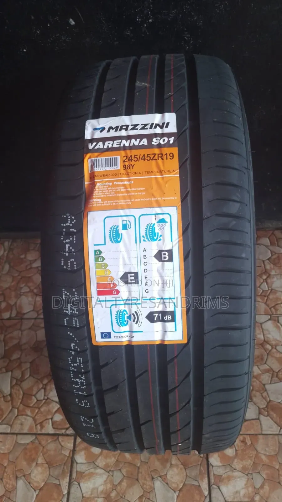 245/45r19 Mazzini Tyres Brand New