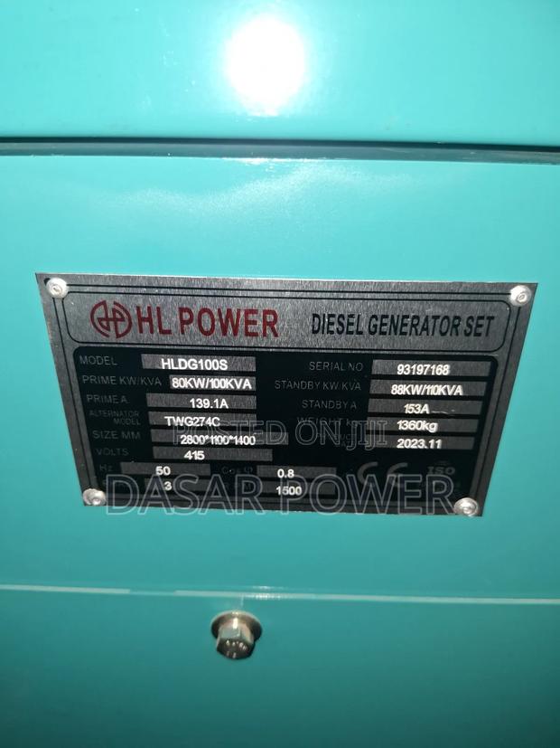80kw/100kva Cummins Generator. - thumbnail 3