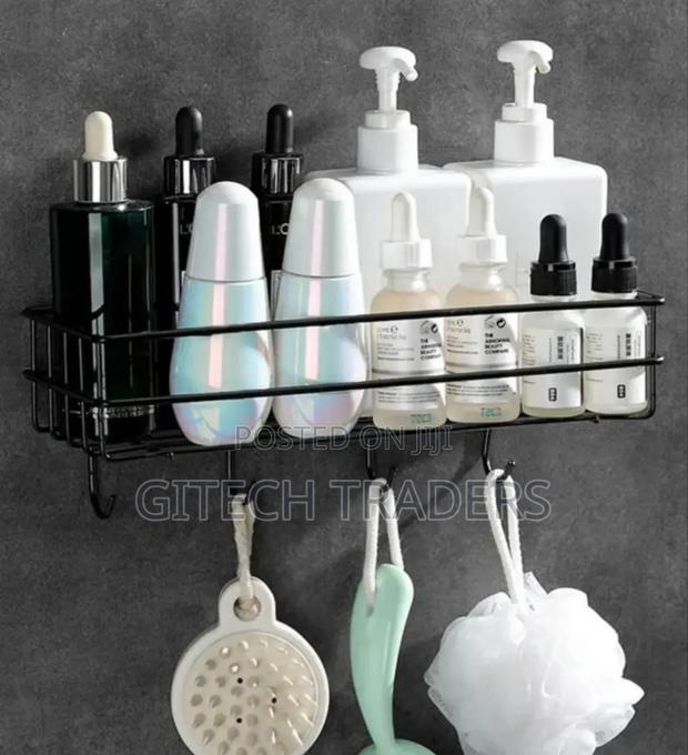 *Bathroom Organizer With Hooks