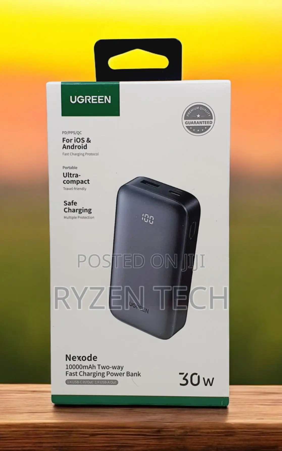 UGREEN 10000mah Two-Way Fast Charging Power Bank - PB502