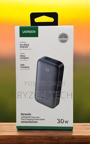 UGREEN 10000mah Two-Way Fast Charging Power Bank - PB502