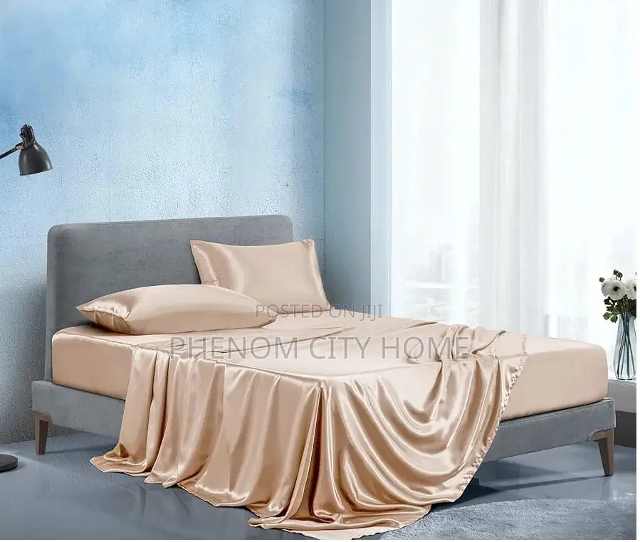 King Size Silky Mulberry Fitted Bedsheet Set