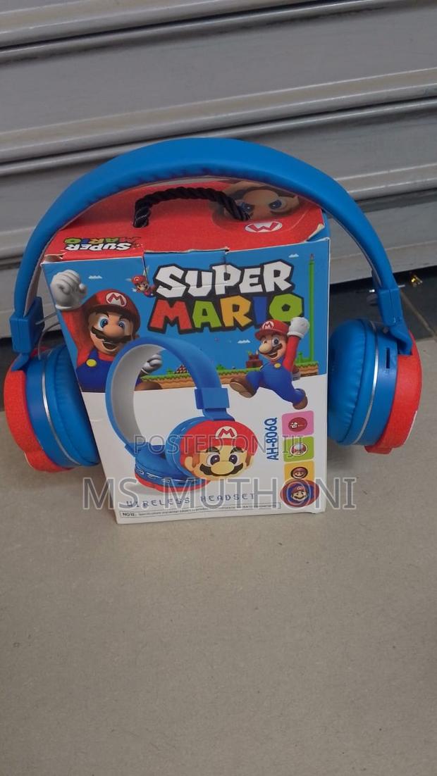 Kids Super Mario Bluetooth Headphones - main view