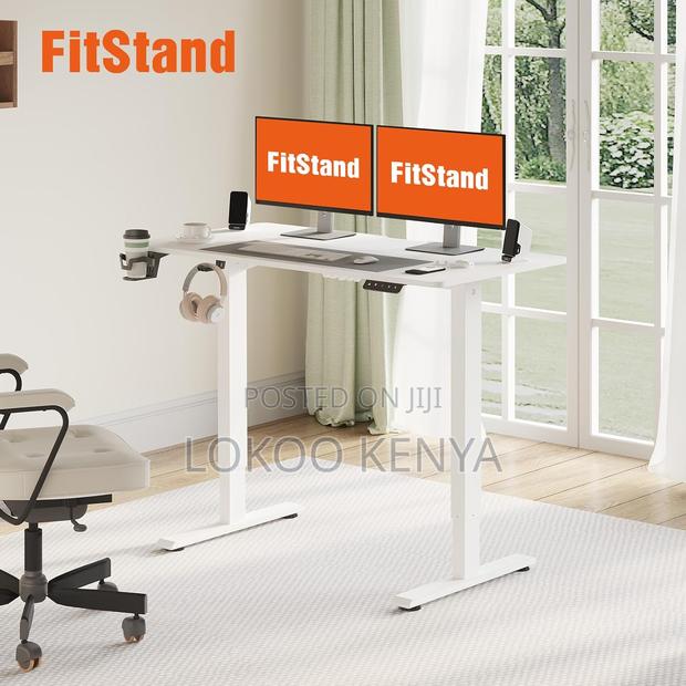 Office Desk: 1.4meter Height Adjustable Electric Office Desk - thumbnail 4
