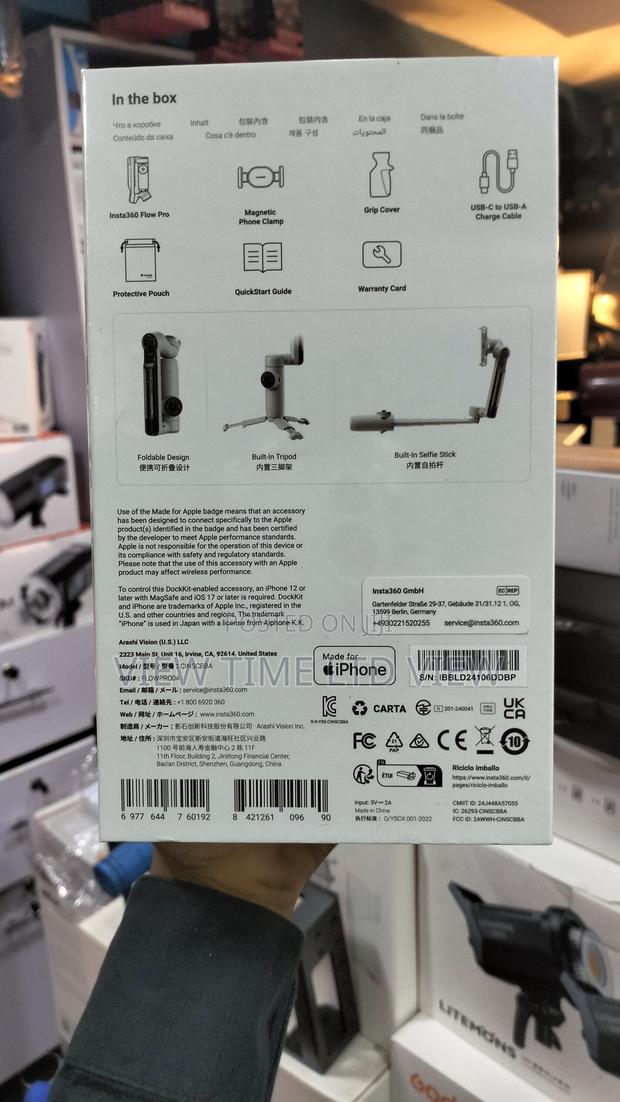 Insta360 Flow Pro Ai Tracking iPhone Stabiliser - thumbnail 3