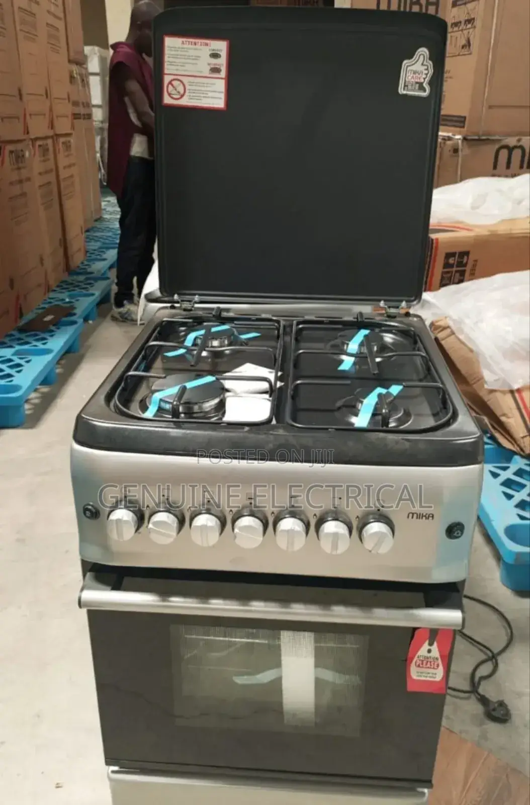 Good Quality 50*55 Mika Full Gas Standing Cooker