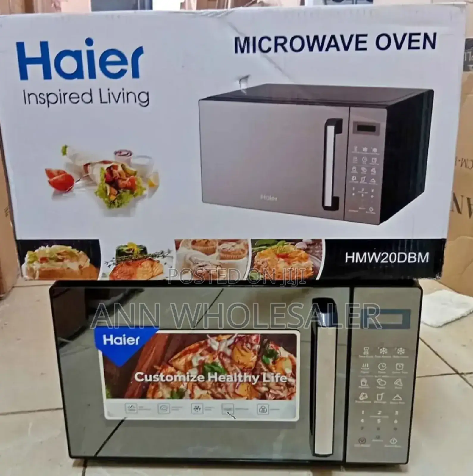 Grey Haier 20litres Digital Microwave MD+64