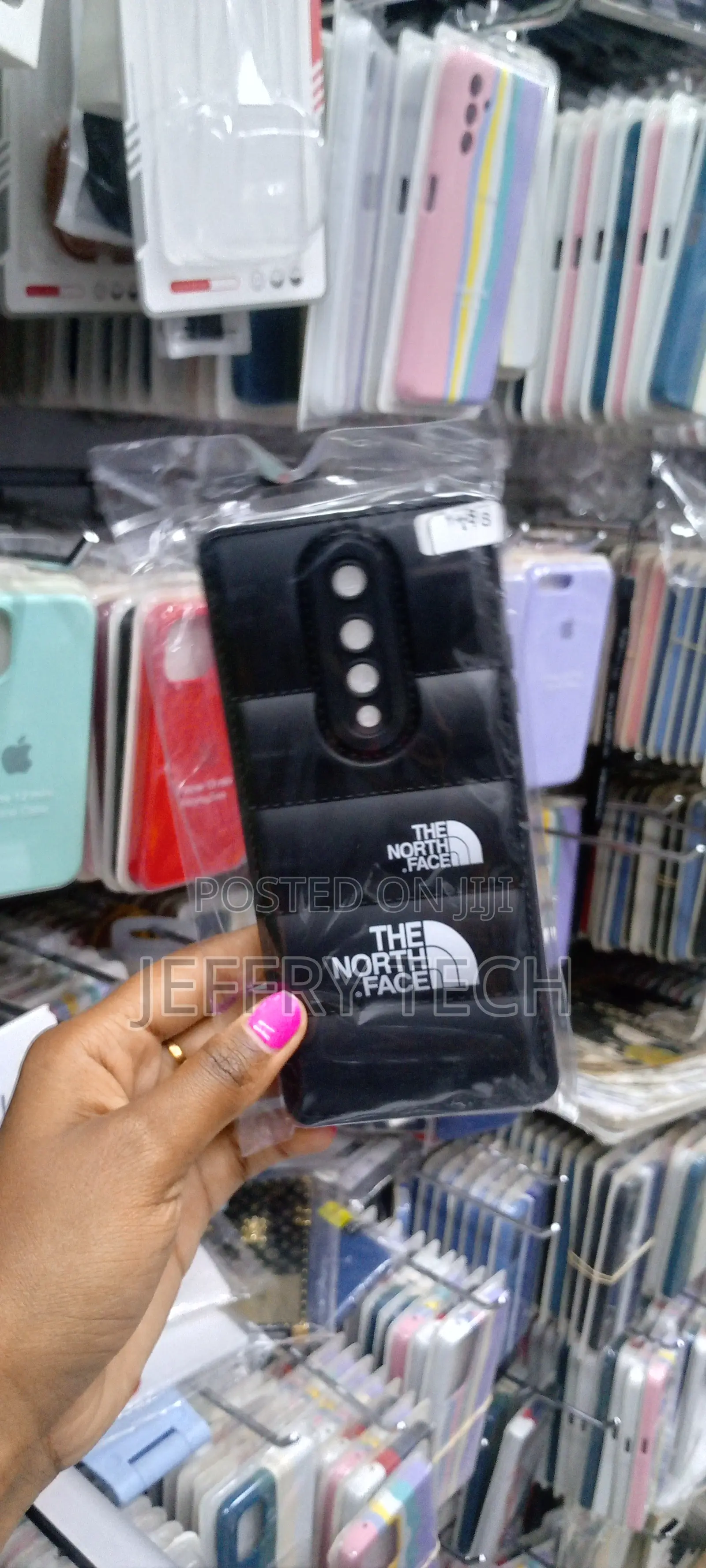 Puffer Case Camera Protection Soft for Oneplus 8 - Black