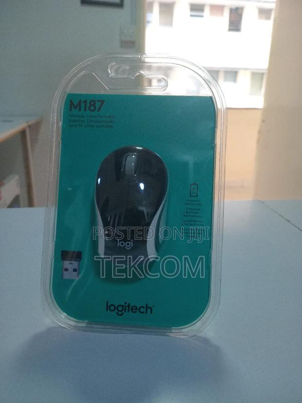 Logitech M187 Wireless Mini Mouse White
