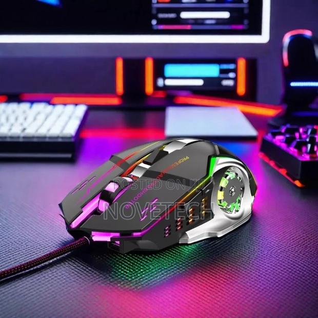 Gaming Mouse BAJEAL M500 Backlit Ergonomic Bluetooth 2.4G. - main view