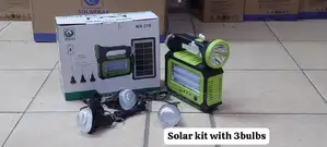 Solar Kit With Three Bulbs and Torch at 3, 000