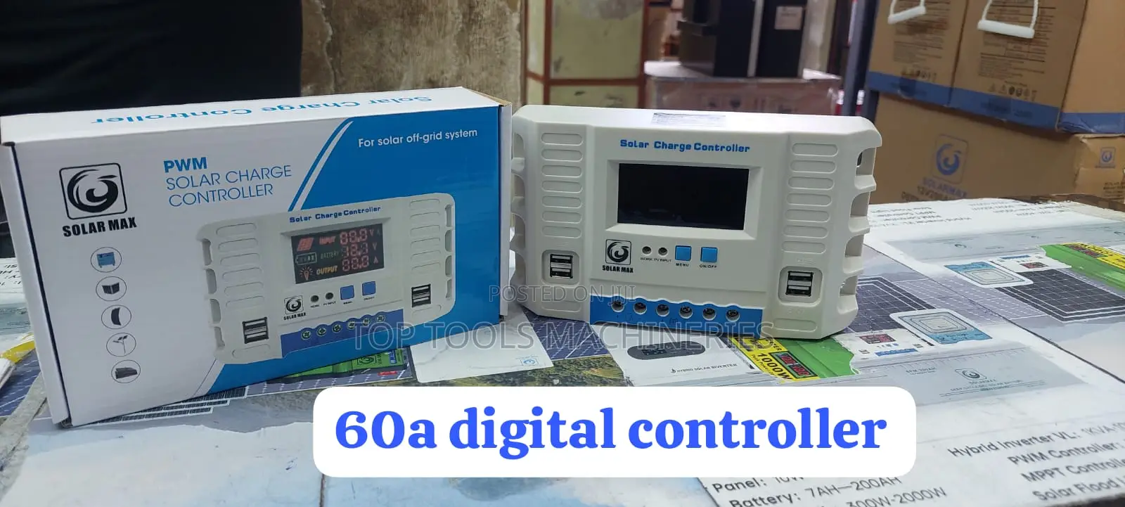 Solarmax 60A Digital Charge Controller