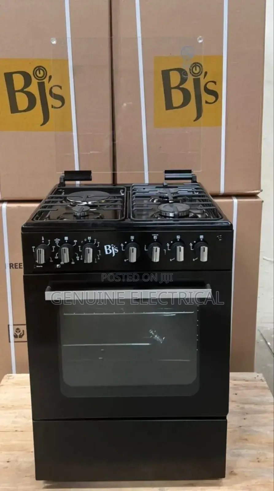 High Quality Black BJS 60X60 3-Gas+1 Hot Plate