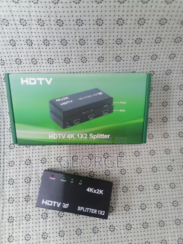 HDMI Splitter 1X2 1 Input 2 Output at 